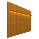 Painel Para Tv Até 85 Polegadas Com Led Ripado Clean Nobre Naturale 230cm