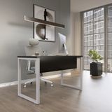 Mesa Madeira 1500x700mm M150/70p25tub Preto/cinza