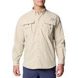 Camisa Polo G Columbia Bahama Manga Longa Masculina Caqui