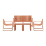Conjunto De Móveis Para Jardim 5 Peças Verte Eco Pêssego