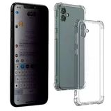 Capinha Galaxy A06 + Película Privacidade 3d Anti Curioso