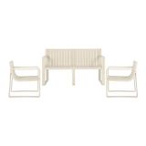 Conjunto De Móveis Para Jardim 3 Peças Verte Eco Bambu