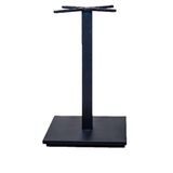 Base De Mesa De Jantar Quadrada Estocolmo Alpha Fratini 72 Cm (altura) Aço Preto Com Base Quadrada