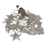Cascata De Natal 25m 8 Funções 120 Leds Branco Quente Voltagem:127v