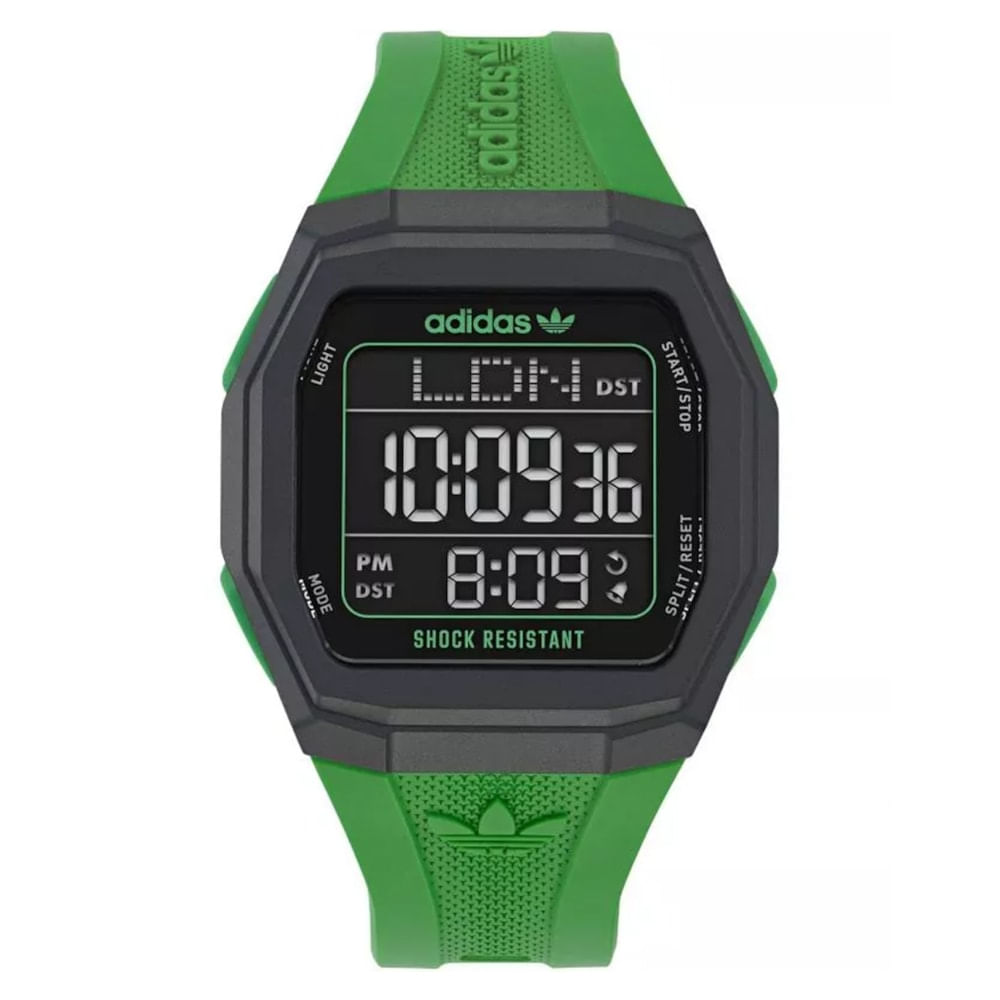 Relógio Adidas Aost24566 Preto Verde