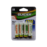 4 Pilhas Aa Recarregável 4700 Mah Glacier