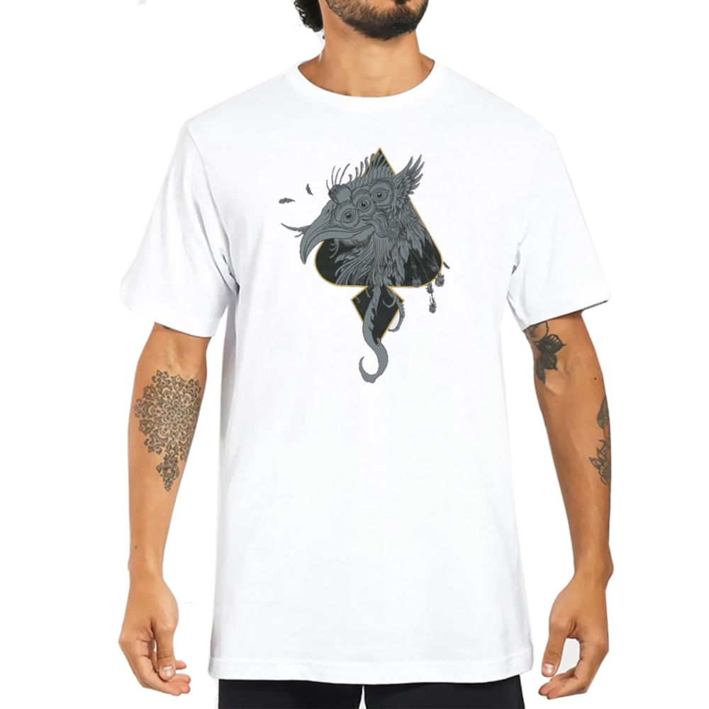 Camiseta Mcd Pássaro Espada Bailon Branca