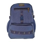 Mochila Lona Escola Trabalho Viagem Reforçada