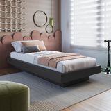 Cama De Solteiro Suspensa 80/90 Zurique Grafite