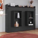 Cama Casal Articulável Horizontal 140 Hanover Grafite