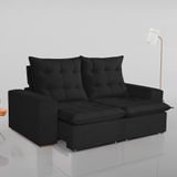 Sofá Retrátil E Reclinável 2 Lugares 196cm Veneza Cinza