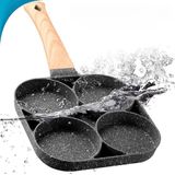 Frigideira 4 Compartimentos Antiaderente Para Indução