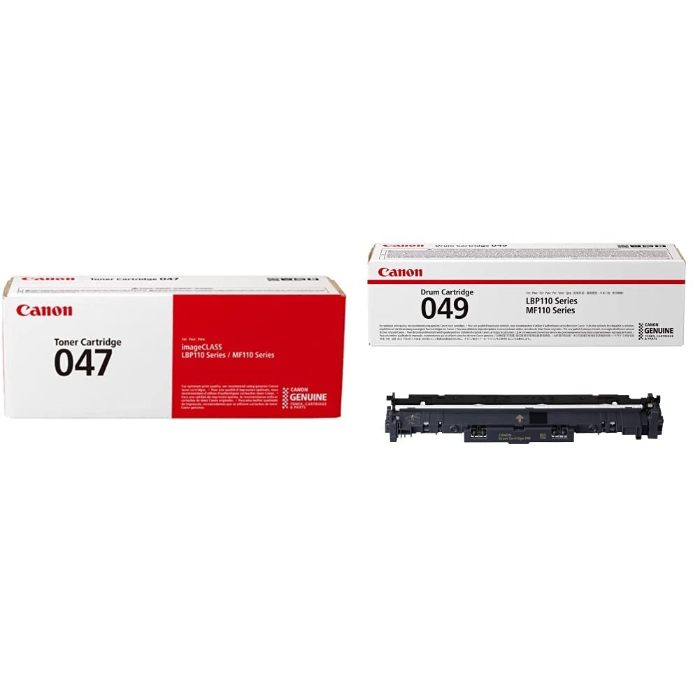 Cartucho De Toner E Tambor Canon 047 Preto 2164c001 Lbp113w