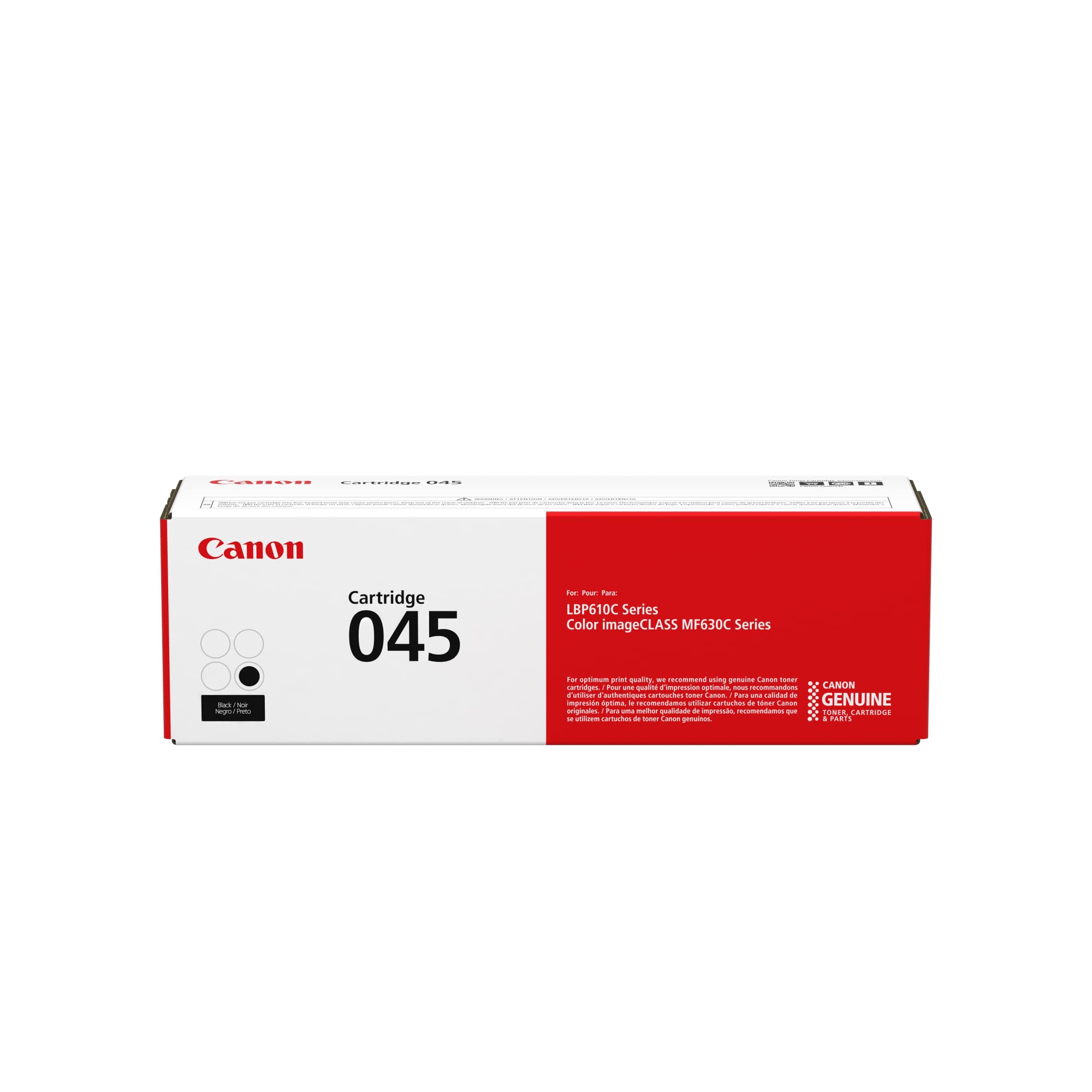 Cartucho De Toner Canon 045 Preto (1242c001) Para Mf634cdw
