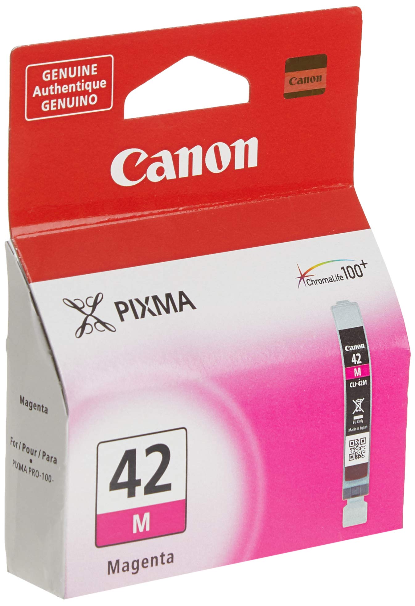 Cartucho De Tinta Canon Cli-42 Magenta Compatível Com Pro-100 X2