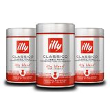 Café Illy Clássico Torrado E Moído Kit 3 Latas 250g