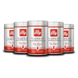 Café Illy Clássico Torrado E Moído Kit 5 Latas 250g