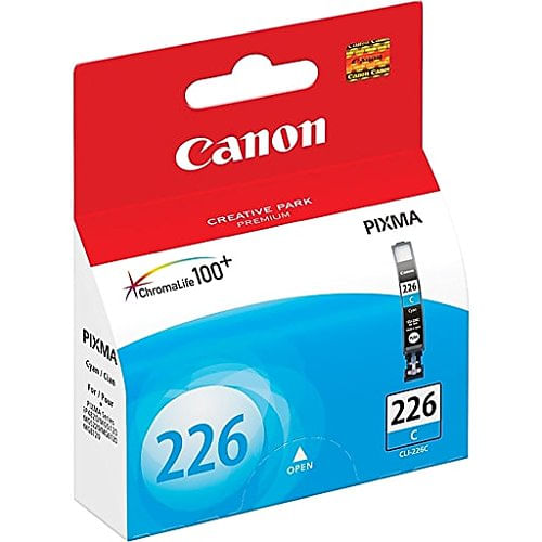 Cartucho De Tinta Canon Cli-226 Cyan Compatível Com Pacote De 2