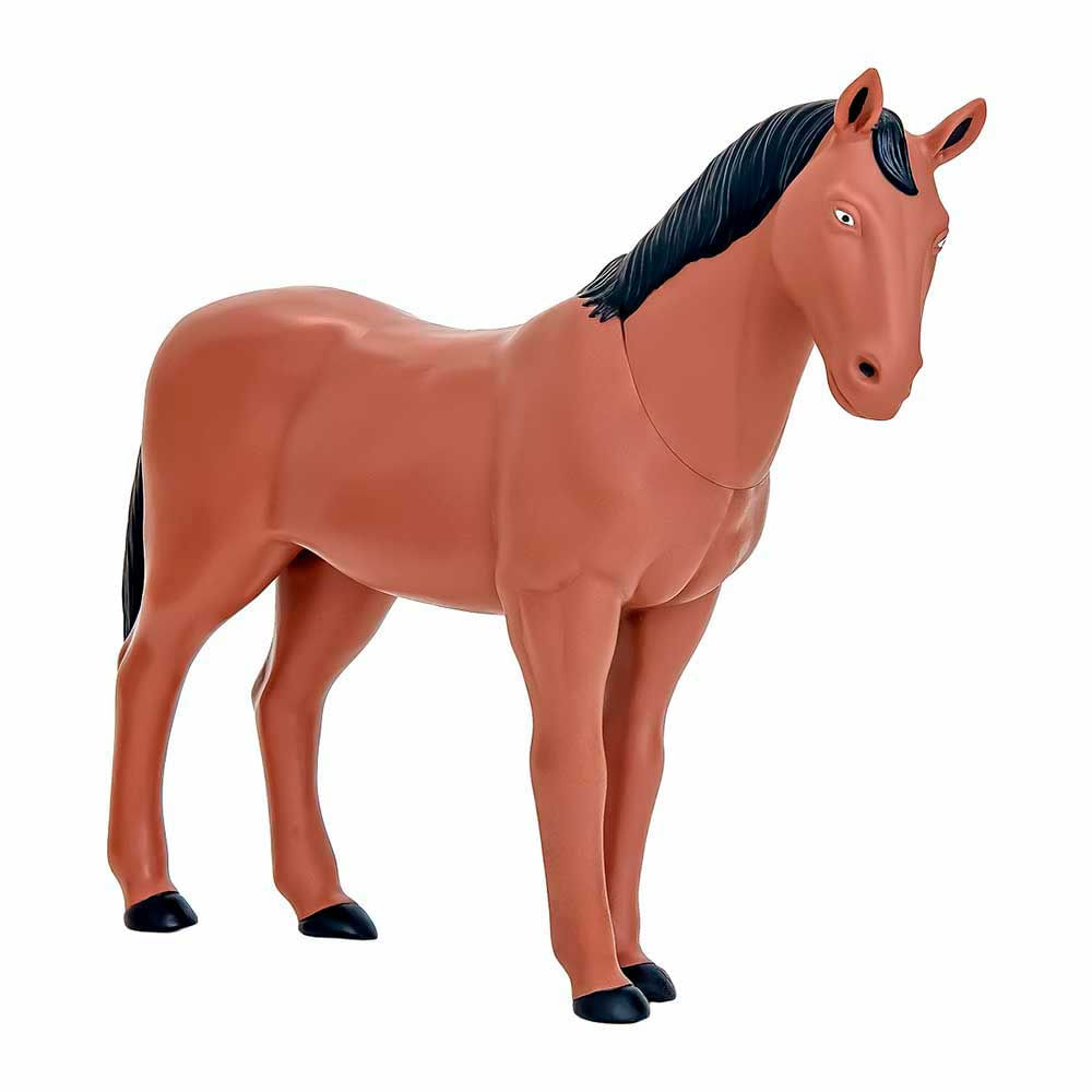 Figura De Vinil New Farm Max Cavalo Marrom Adijomar