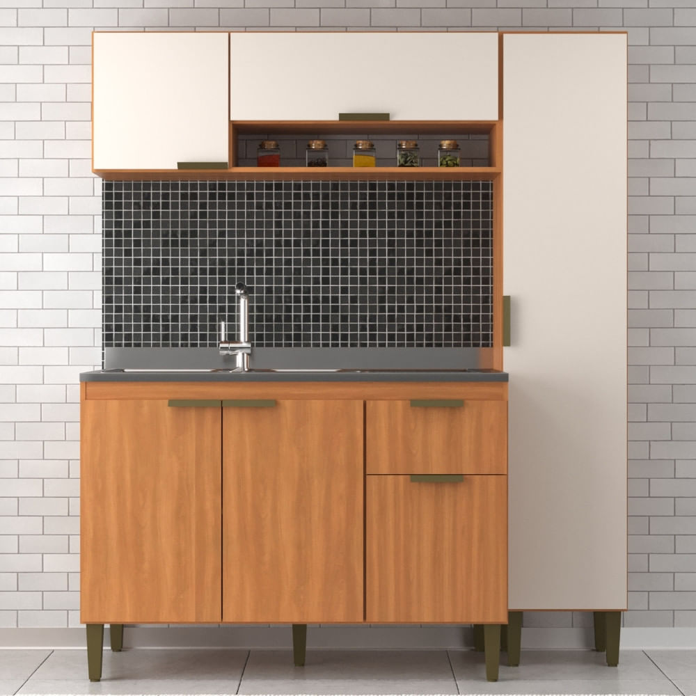 Cozinha Modulada 3 Peças Alana J Carvalho
