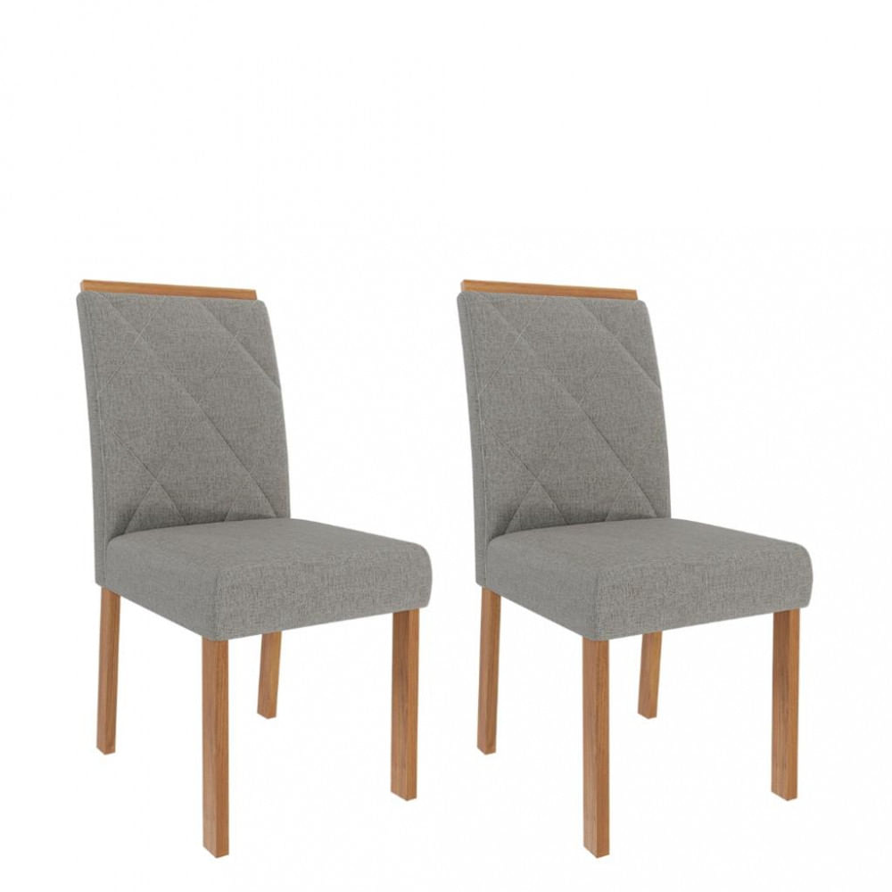 Conjunto 2 Cadeiras Fernanda Wood Cimol