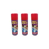 Tinta Spray Da Alegria 150ml Vermelho-kit C/3un