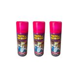 Tinta Spray Da Alegria 150ml Rosa-kit C/3un