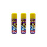 Tinta Spray Da Alegria 150ml Amarelo-kit C/3un
