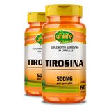 Kit 2 Tirosina Unilife 60 Cápsulas 470mg