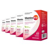 Kit 5 Vitamina B12 Maxinutri 60 Comprimidos Frutas Vermelhas