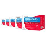 Kit 5 Colágeno Verisol + Q10 Maxinutri 30 Sachês Frutas Vermelhas
