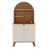 Buffet Cantinho Do Café Viena 80cm 2 Portas Cedro/off White