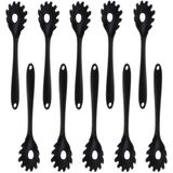 Pegador De Massa Silicone Preto Grande Kit 10 Un