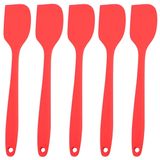 Espatula De Silicone Vermela Grande Kit 05 Un