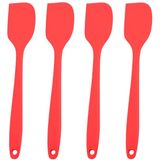 Espatula De Silicone Vermela Grande Kit 04 Un