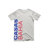 Camiseta Manga Curta Casas Bahia 100 Algodão
