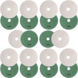 10 X Lixas Discos Grão Liso 4 Pol.100mm Diamantada Granito
