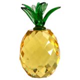 Decoração Ornamento Cristal Abacaxi Vidro Peso Papel Enfeite