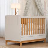 Berço Mini Cama Com Colchão 100 Mdf Liza Permobili Gazin