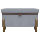 Puff Recamier Versallies 50 Cm Concreto Bouclé