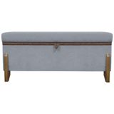 Puff Recamier Versallies 150 Cm Concreto Bouclé