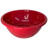 Saladeira Redonda Plástica Multiuso Lisa 8,5 Litros - Vermelho