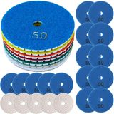 20 X Lixas Discos Grão Liso 4 Pol.100mm Diamantada Granito