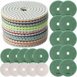 20 X Lixas Discos Grão Liso 4 Pol.100mm Diamantada Granito