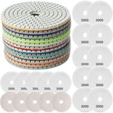 20 X Lixas Discos Grão Liso 4 Pol.100mm Diamantada Granito