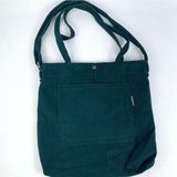 Bolsa Sacola Feminina Veludo Cotelê Casual Escolar Faculdade Bolsa Tote Retrô Verde