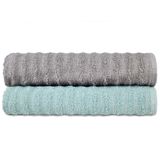 Kit 2 Toalhas Banhão Gigante Super Absorção Macia - Ocean - Kit 1