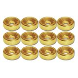 Kit 12 Bucha Para Junção De Braço Guitarra Dourado
