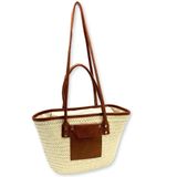 Bolsa Feminina De Palha Grande Bolsa De Ombro Tiracolo Piscina Verão Palha