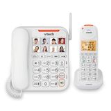 Telefone Vtech Dect 6.0 Com Fio E Sem Fio Com Sistema De Atendimento